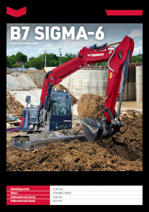 Pásová rypadla Yanmar B7-6 