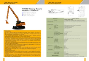 Pásová rypadla Lonking CDM6240