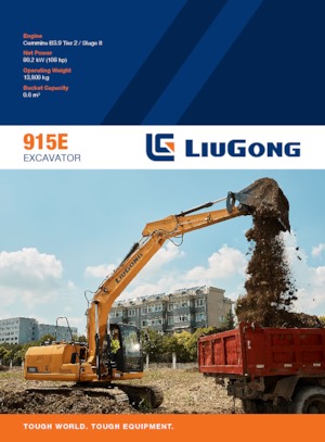 Pásová rypadla Liugong 915E