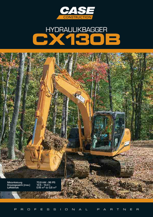 Pásová rypadla Case CX 130 B