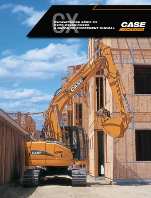 Pásová rypadla Case CX 225 SR