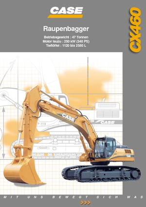 Pásová rypadla Case CX 460