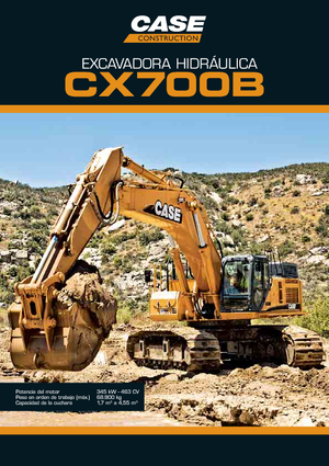 Pásová rypadla Case CX 700 B