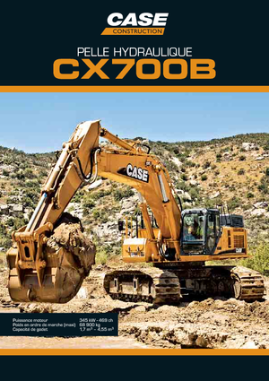 Pásová rypadla Case CX 700 B