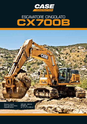 Pásová rypadla Case CX 700 B