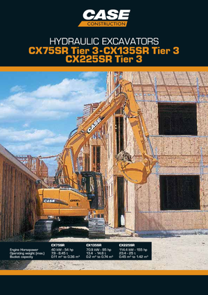 Pásová rypadla Case CX 225 SR