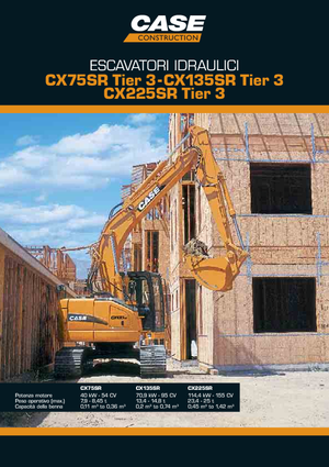 Pásová rypadla Case CX 225 SR
