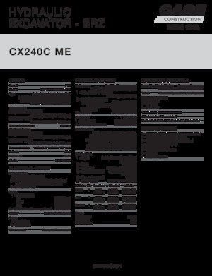 Pásová rypadla Case CX240C ME