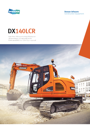 Pásová rypadla Doosan DX 140 LCR