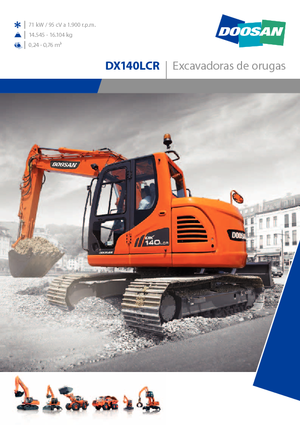 Pásová rypadla Doosan DX 140 LCR