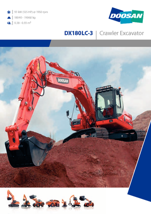 Pásová rypadla Doosan DX180LC-3