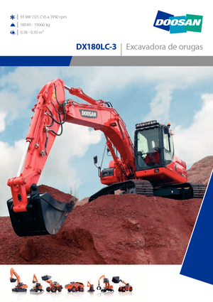 Pásová rypadla Doosan DX180LC-3