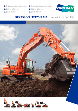 Pásová rypadla Doosan DX255NLC-3