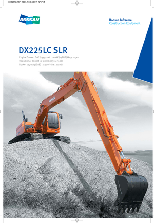 Pásová rypadla Doosan DX255LC SLR