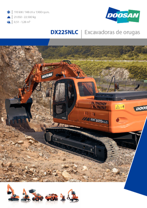 Pásová rypadla Doosan DX 225 N LC