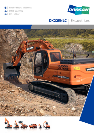 Pásová rypadla Doosan DX 225 N LC