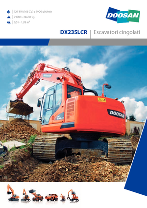 Pásová rypadla Doosan DX235LCR
