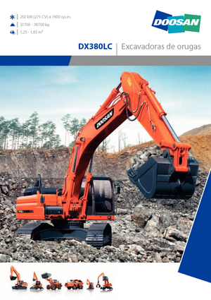 Pásová rypadla Doosan DX 380 LC