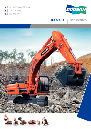 Pásová rypadla Doosan DX 380 LC