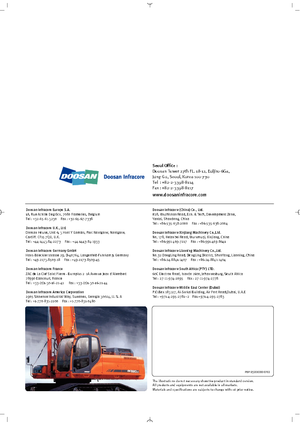 Pásová rypadla Doosan DX 520 LC