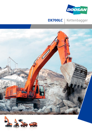 Pásová rypadla Doosan DX700LC