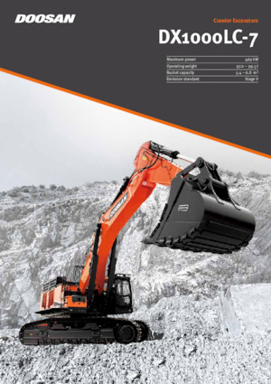 Pásová rypadla Doosan DX1000LC-7