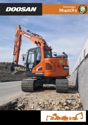 Pásová rypadla Doosan DX140LCR-5