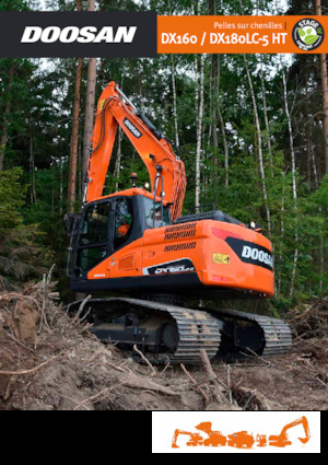 Pásová rypadla Doosan DX160LC-5 HT