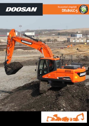 Pásová rypadla Doosan DX180LC-5