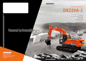 Pásová rypadla Doosan DX220A