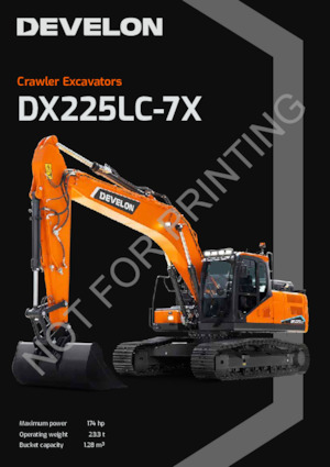 Pásová rypadla Develon DX225LC-7X 