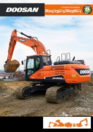 Pásová rypadla Doosan DX235LC-5
