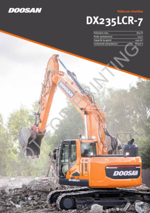 Pásová rypadla Doosan DX235LCR-7