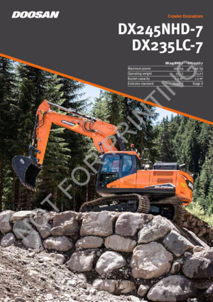 Pásová rypadla Doosan DX245NHD-7