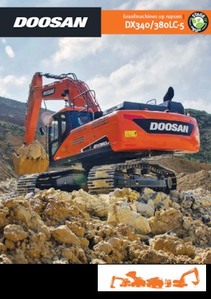 Pásová rypadla Doosan DX340LC-5