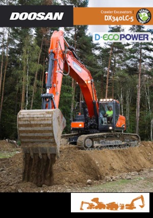 Pásová rypadla Doosan DX340NLC-5