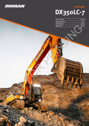 Pásová rypadla Doosan DX350LC-7