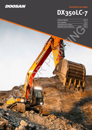 Pásová rypadla Doosan DX350LC-7