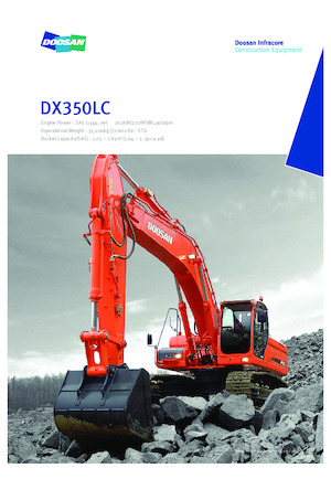 Pásová rypadla Doosan DX350LC