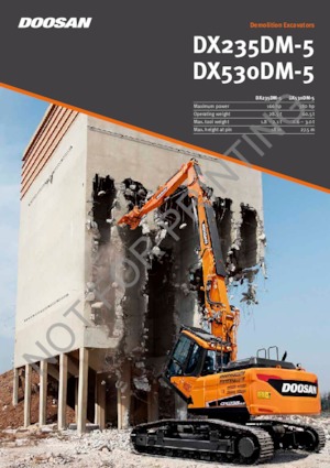 Pásová rypadla Doosan DX530DM-5