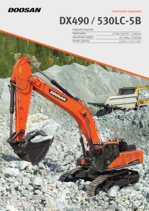 Pásová rypadla Doosan DX530LC-5B