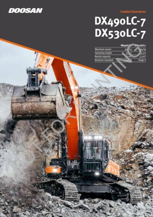 Pásová rypadla Doosan DX530LC-7