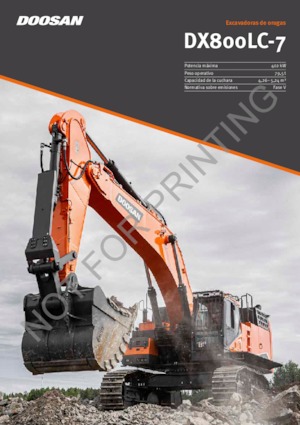 Pásová rypadla Doosan DX800LC-7