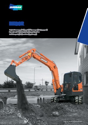 Pásová rypadla Doosan DX80R