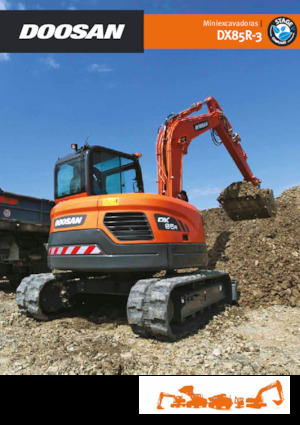 Pásová rypadla Doosan DX85R-3