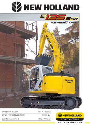 Pásová rypadla New Holland E 135 B SR