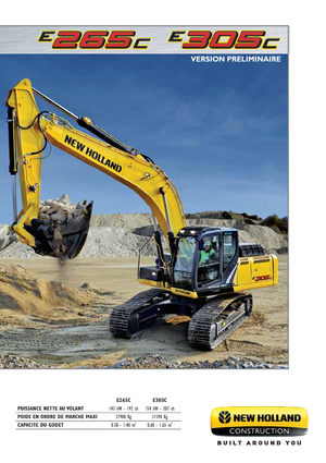 Pásová rypadla New Holland E305C