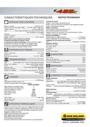 Pásová rypadla New Holland E485C LCH