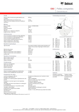 Pásová rypadla Bobcat E 60