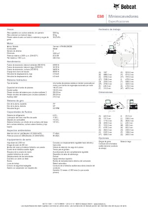Pásová rypadla Bobcat E 80
